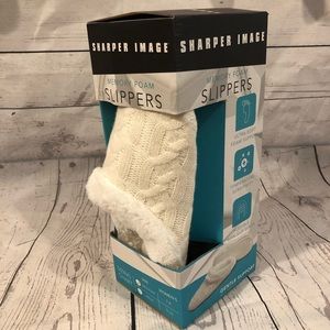 BNWT Sharper Image Slippers